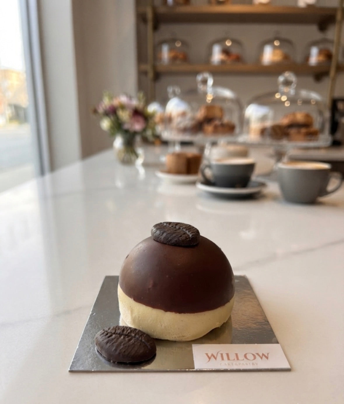 Dark Chocolate Tiramisu Mousse cake
