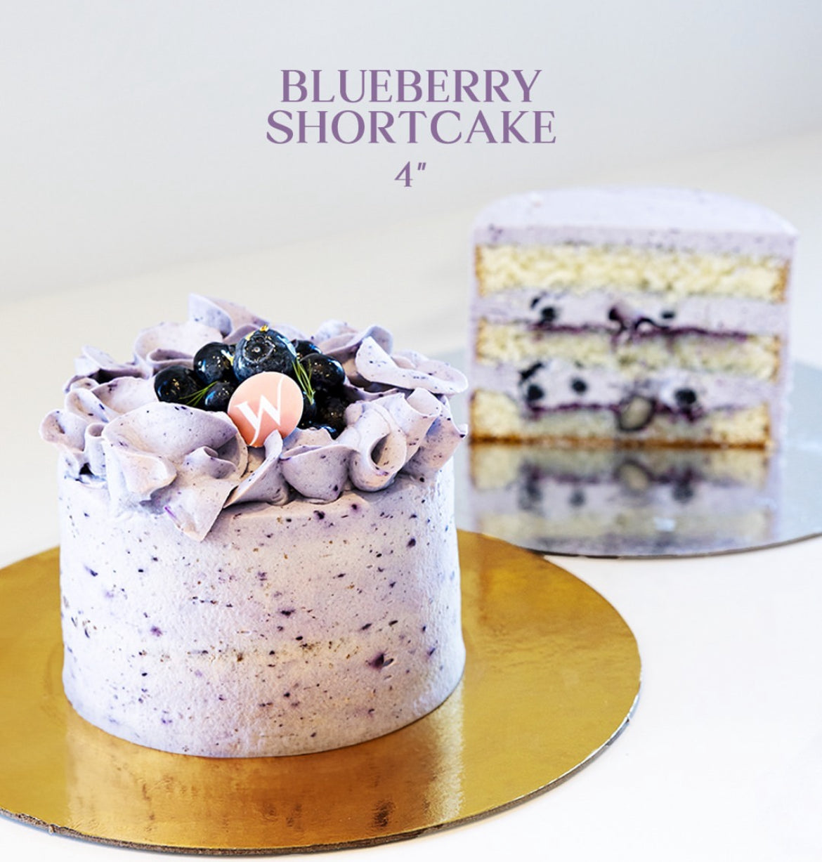 4-inch Fresh cream cake
