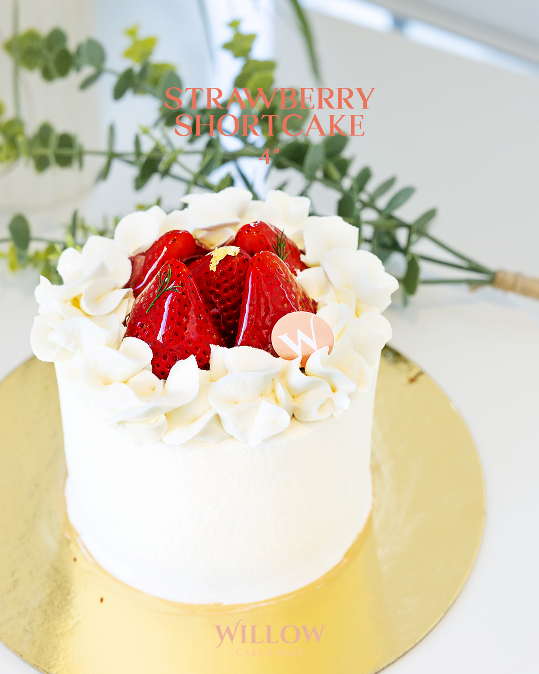 4-inch Fresh cream cake