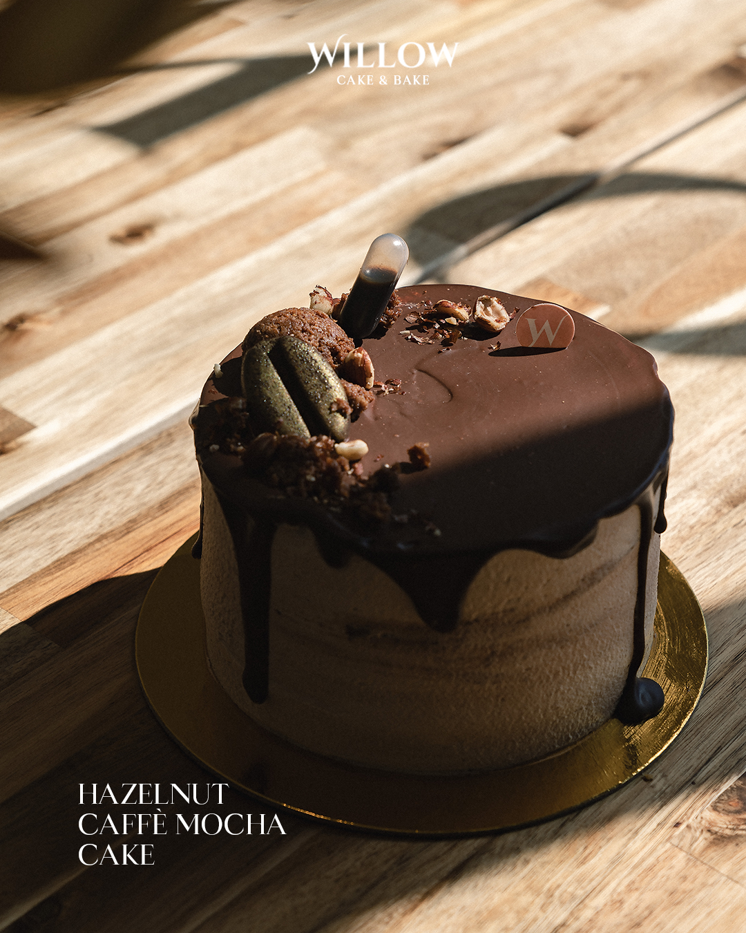 6-inch Hazelnut Caffe Mocha cake