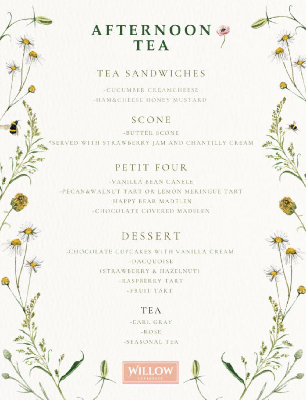 Willow’s Enchanted Afternoon Tea