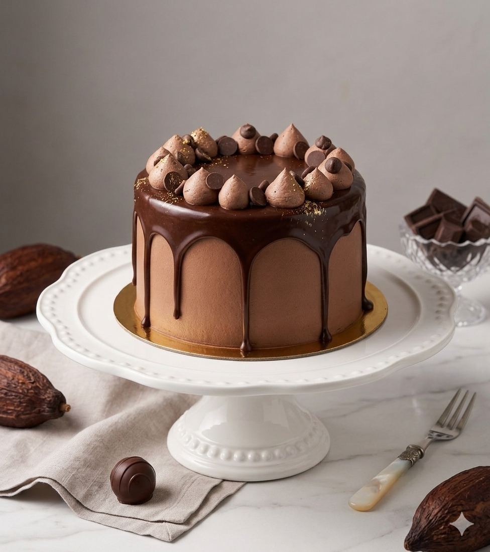1-5. Chocolate Ganache Cake