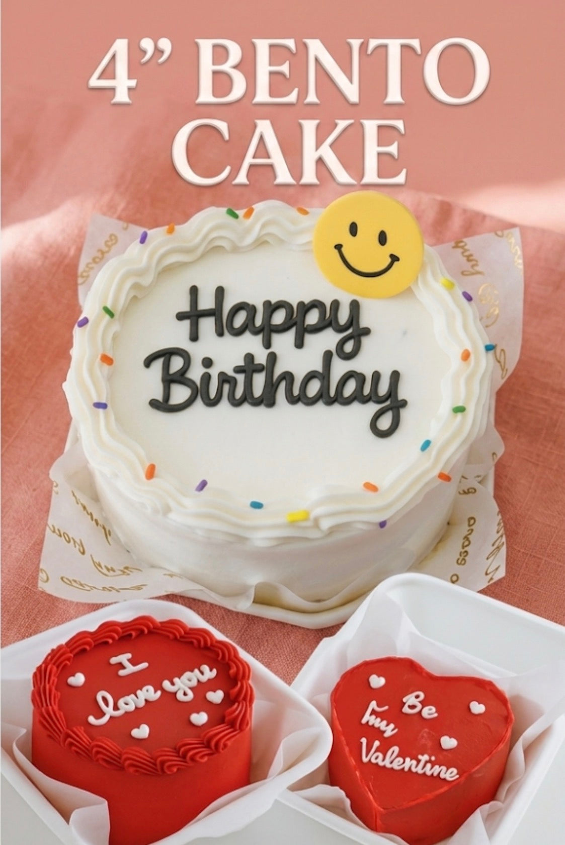 4-inch BENTO BOX CAKES