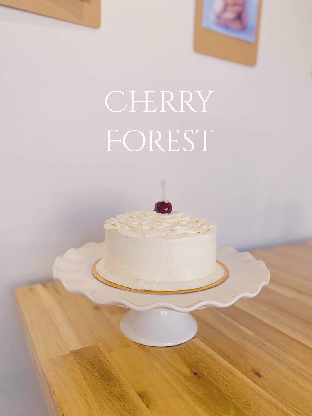 1-2. 6-inch Cherry Forest Cake