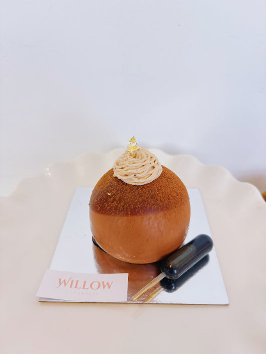 Chestnut Tiramisu mousse cake