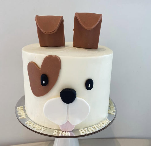 6-inch Puppy cake