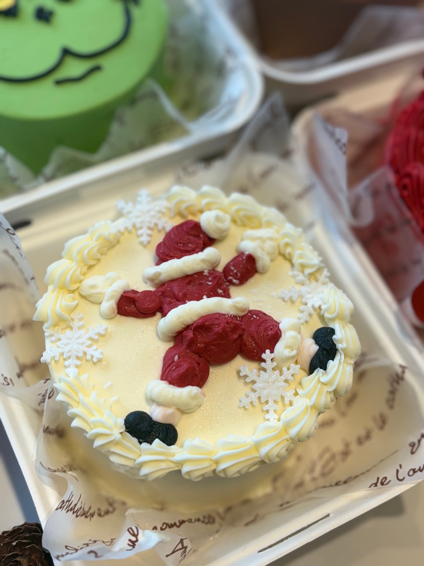 1-1. Holiday Bento cake