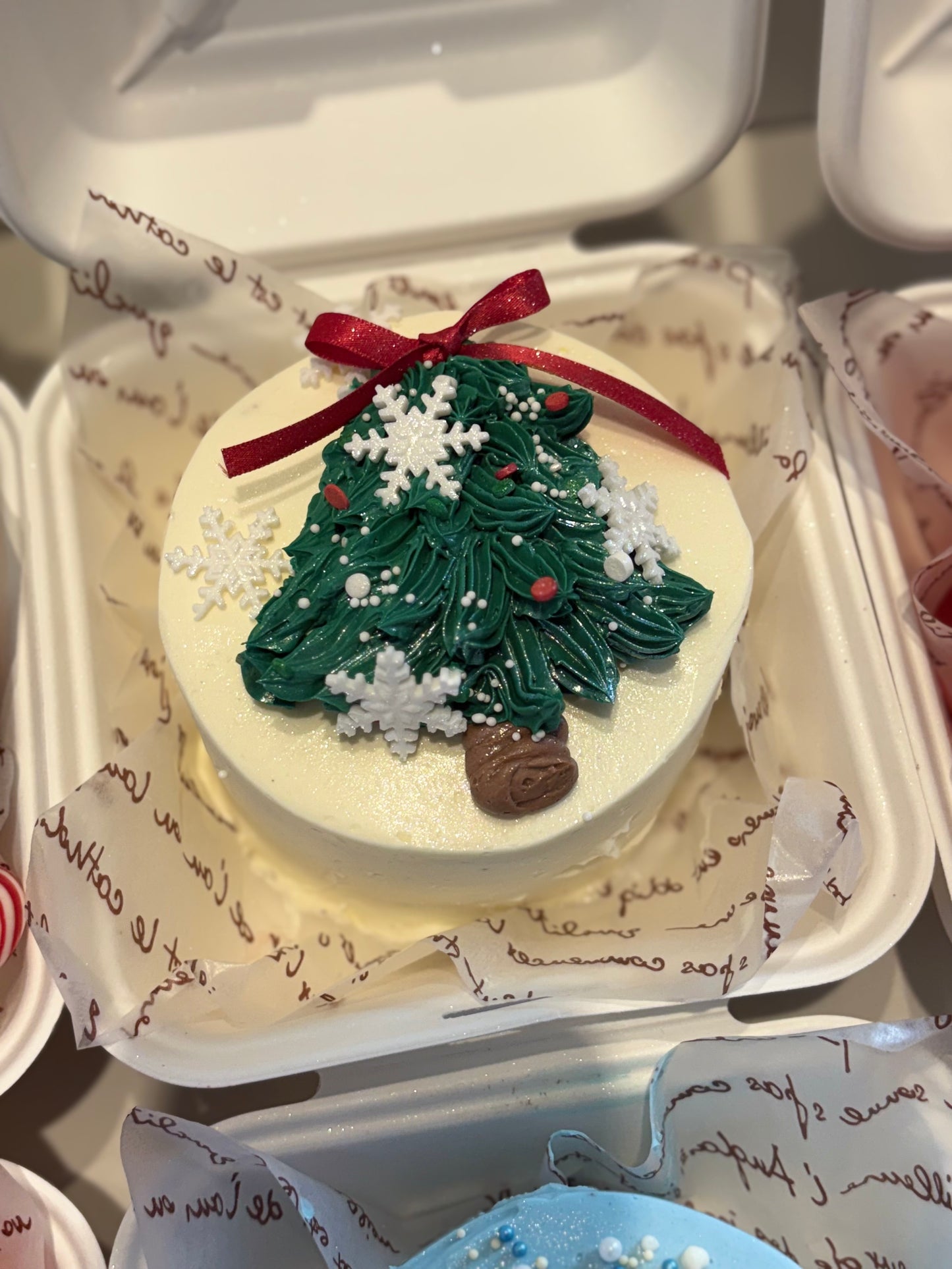 1-1. Holiday Bento cake