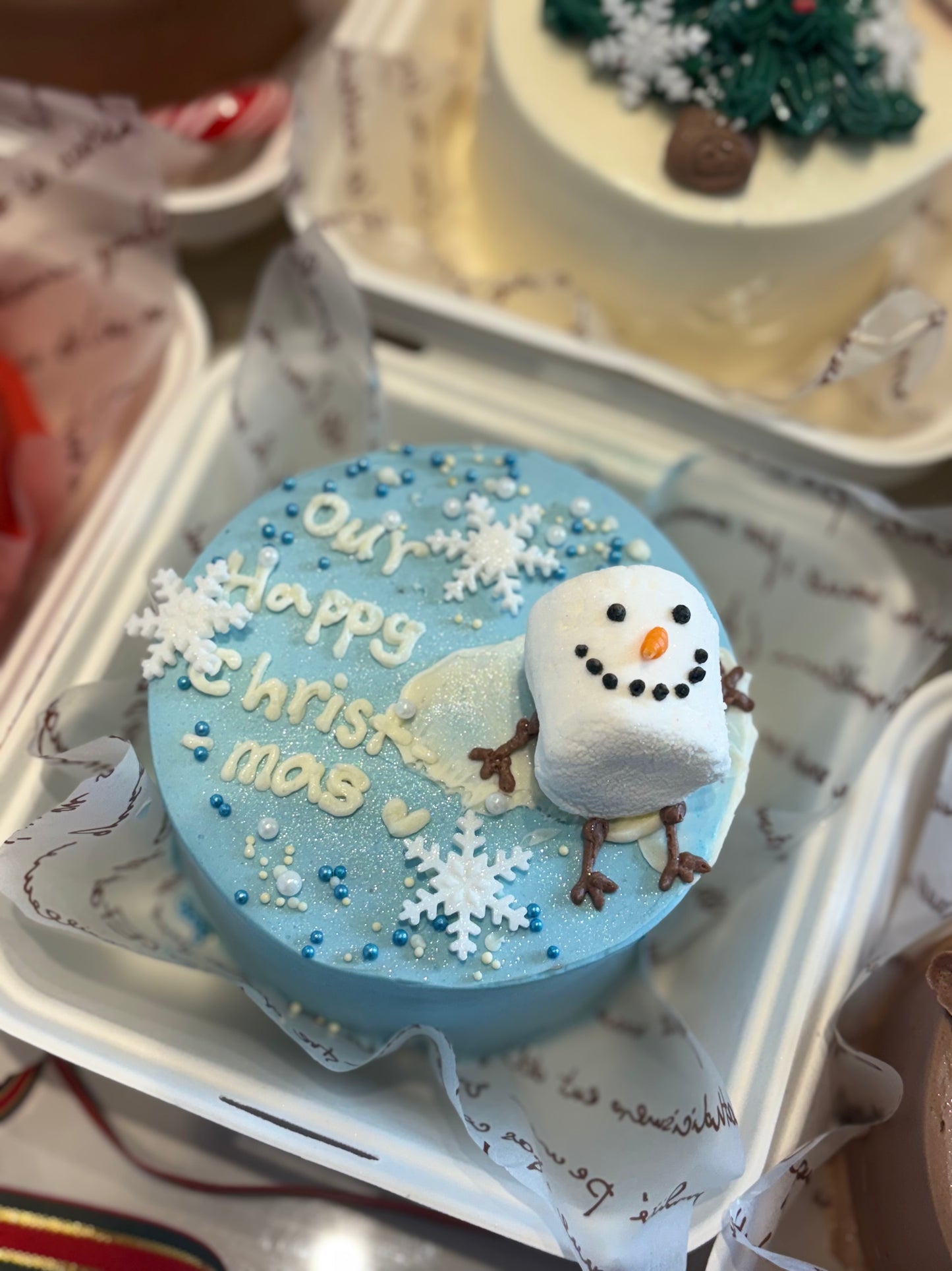 1-1. Holiday Bento cake