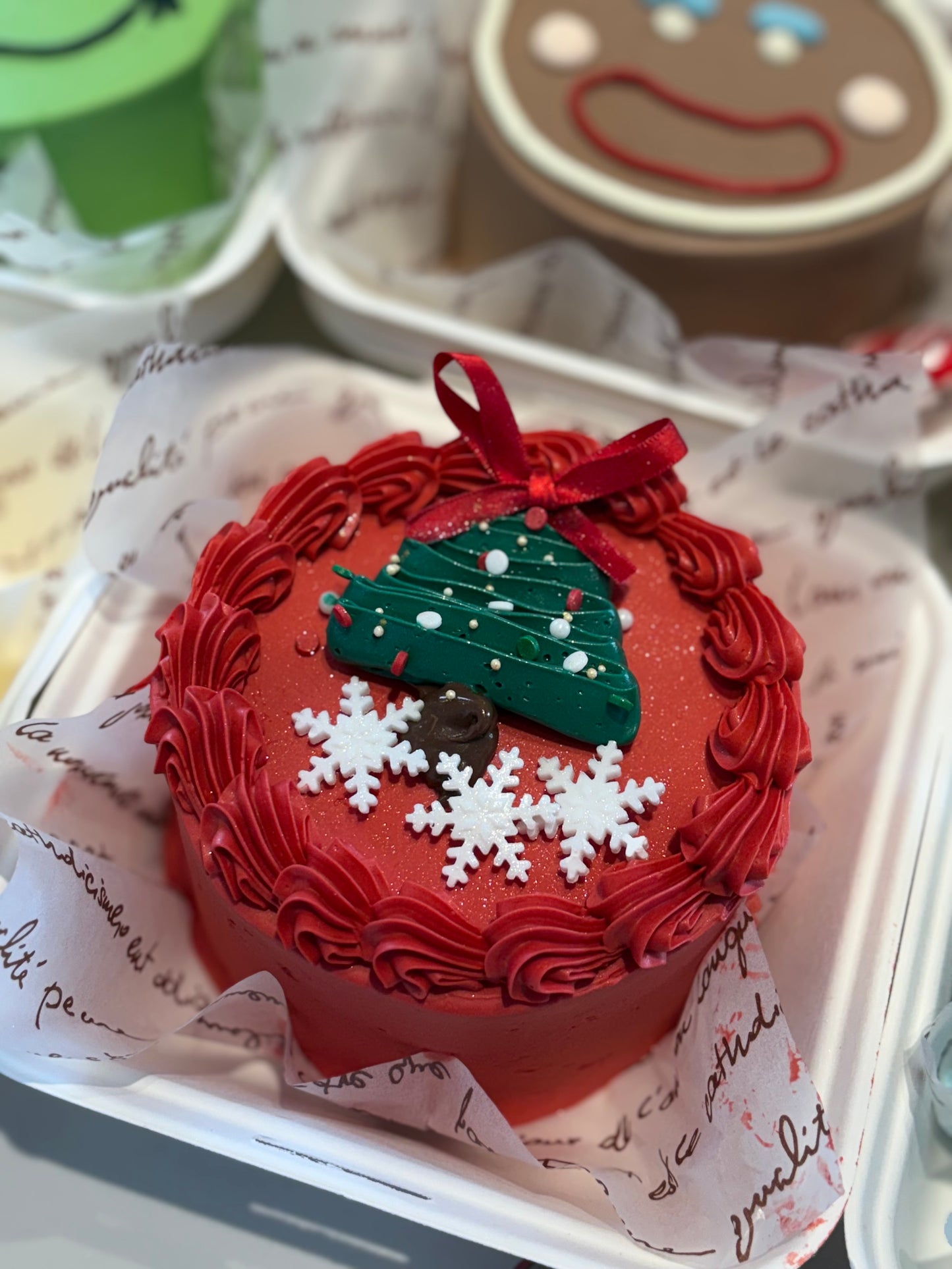 1-1. Holiday Bento cake