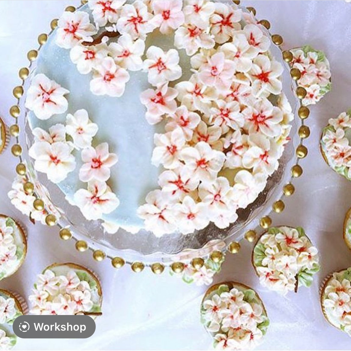 Baking class : Cherry Blossom strawberry shortcake making