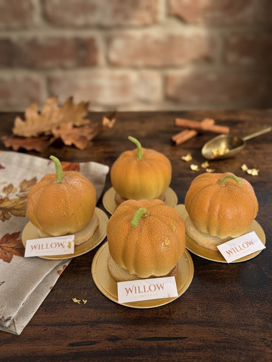 1-3. Pumpkin Spice Mousse cake