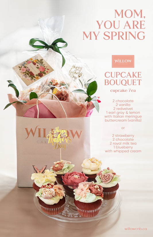 1. Mother’s Day Cupcake Bouquet