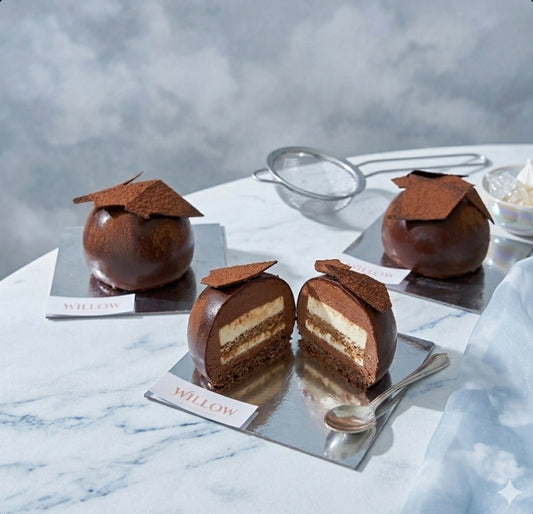 Dark Chocolate Tiramisu mousse cake