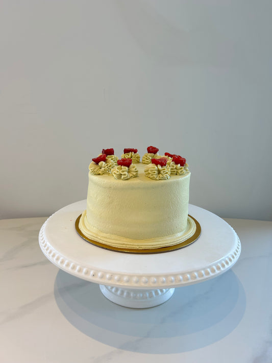 6-inch Raspberry Pistachio cake