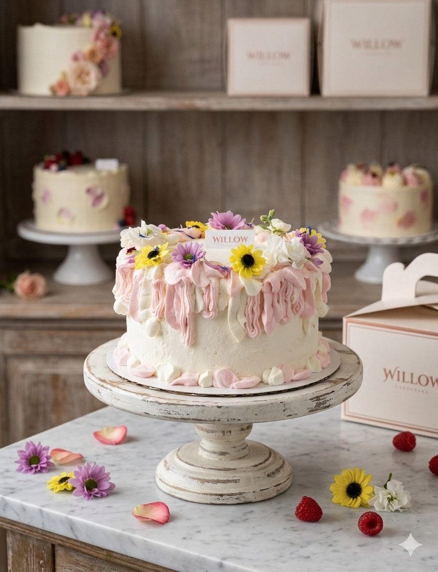 1-3. Mother’s Day collection : Berry Flower Garden cake