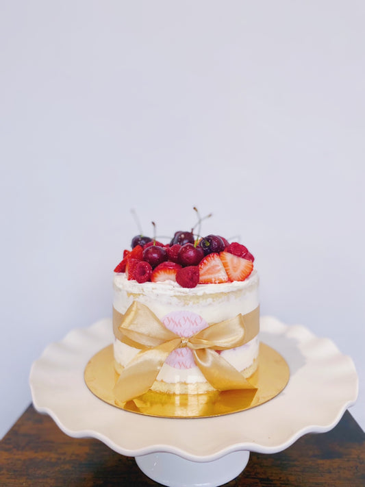 1-4. 6-inch Berry Garden cake (NEW)