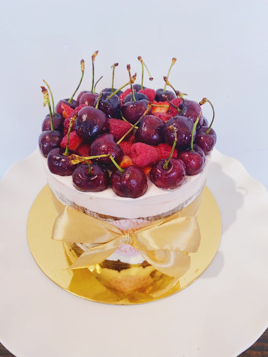 1-3.  6-inch Cherry Pistachio Garden cake (NEW)