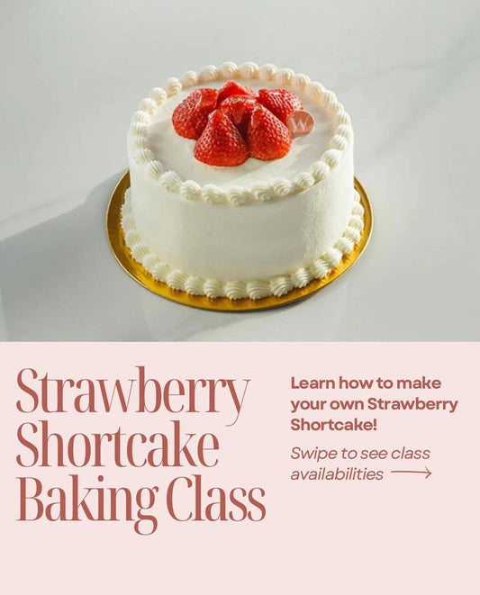 Baking class : 6-inch Strawberry shortcake