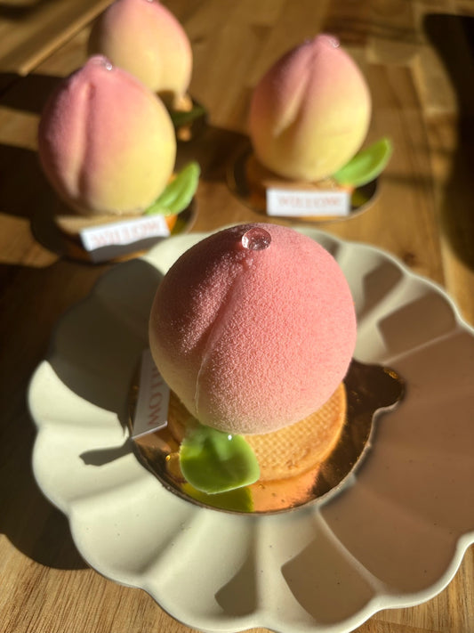 Peach Mousse cake