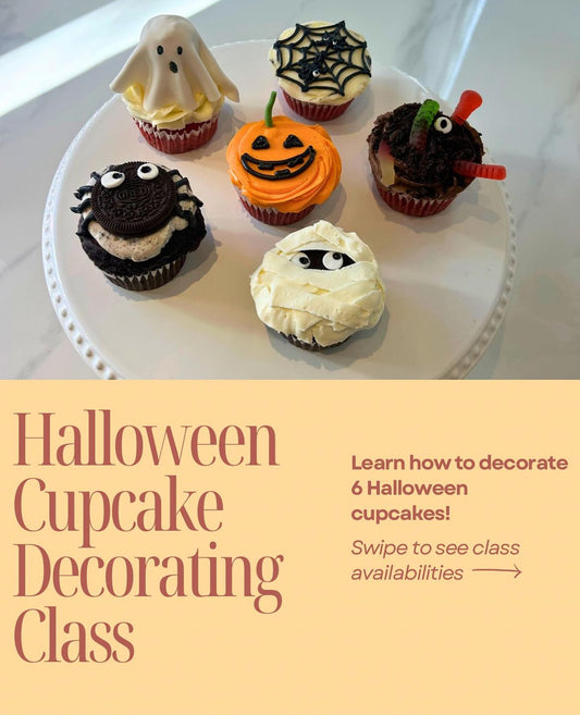 1-2. Baking class : Halloween cupcakes Decoration class