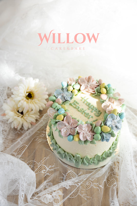 1-1. 6-inch Spring Bloom Easter cakes